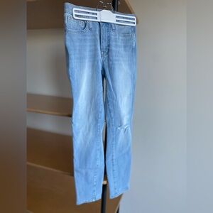 Madewell High-Rise Roadtripper Jeggings in Ashburn Knee-Slit Edition, Size 25
